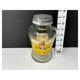 Vtg Jack Sprat Sweet Relish Glass Jar w/Zinc Lid