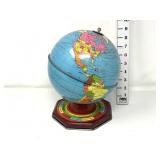 Vintage Tin Litho Globe