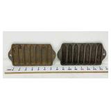 (2) Griswold Crispy Corn or Wheat Stick Pans 232 &
