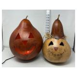 Gourd Halloween Decor / Art - Light Up  Gourd &