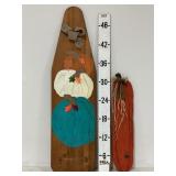 2 Sided Holiday Decorative Ironing Board & Wooden