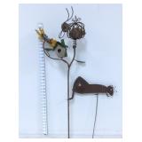 (2) Decorative Garden Stakes
