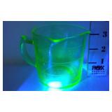 Uranium Glass Measuring Cup