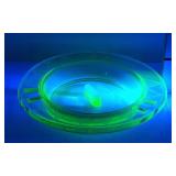 Uranium Glass Ashtray