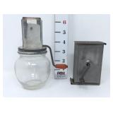 (2) Nut Grinders - Glass & Metal