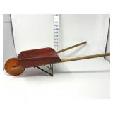 Vintage Toy Metal Wheelbarrow
