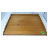 Vtg Wooden Lap Tray