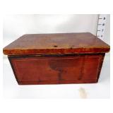 Primitive Wooden Tool Box for Tractor