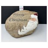 Hand Painted Merry Christmas decorative Rock