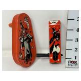 Metal Toy Mfg Tin Litho Halloween Noise Makers