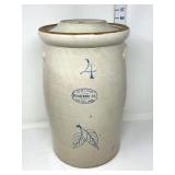 4 Gal Union Stoneware Red Wing Butter Churn