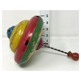 J. Chein & Co Tin Litho 3 Little Pigs Spinning Top