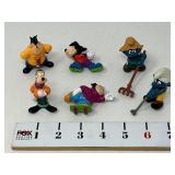 Vintage Goofy & Smurfs Figurines