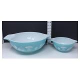 Pyrex Hot Air Balloon Cinderella Chip & Dip Bowls