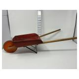 Vintage Toy Metal Wheelbarrow