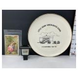Little Cedar School Memorial Plate & Mitchell