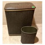 Burlington Hawkeye Brown Hamper & Waste Basket