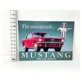 Ford Mustang Tin Sign - Reproduction