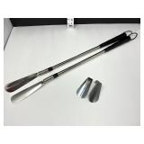 (2) Pairs of Shoe Horns - (1) No Bend