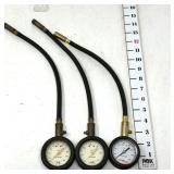 (3) Accu-Gage Tire Gauges