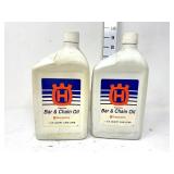(2) Husqvarna Bar & Chain Oil - New