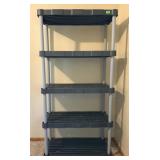 Black/Grey Plastic Shelving