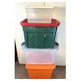 (4) Storage Totes