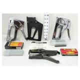 (4) Staple Guns & Staples