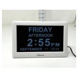 Large Display Digital Calendar Clock for Seniors