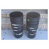 (10) Black Fleet Farm 5 Gallon Buckets - New