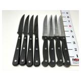 (8) Steak Knives -(4) Henckels (4) Goodcook