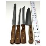 (4) Vintage Large Chicago Cutlery Knives