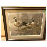 Robert Batemanï¿½s "Canada Geese Nesting" Signed