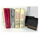 Tom Clancy & Gore Vidal Hardcover Books