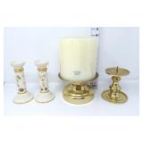 (1) Lg Yankee Candle - New w/Copper Craft