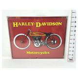 Porcelain Enameled Harley Davidson Metal Sign