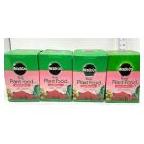 (4) Miracle Gro - Rose Plant Food - Water Soluble