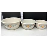 (3) Corelle Coordinates - Nesting Mixing Bowls