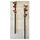 (2) Pony Pipe Clamp Fixtures