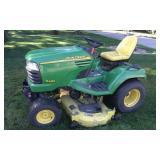John Deere X485 Riding Lawn Mower - 495 hr, 54"