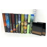 (10) John Grisham Hardcover Books w/Bookends