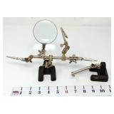 Helping Hands Magnifying Stand w/Clips