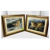 (2) Rosemary Millette Wildlife Paintings