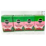 (4) Miracle Gro - Rose Plant Food - Water Soluble