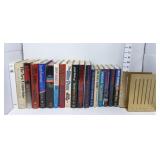 (18) Joseph Wambaugh Hardcover Books w/Gold Tone