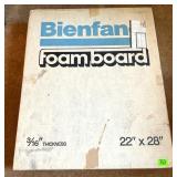 (9) 22" x 28" Bienfang Foamboard Sheets