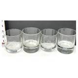 (4) Whiskey Rocks Glasses - (2) Jack Danielï¿½s