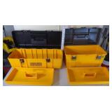 (2) Toolboxes w/Trays - (1) Craftsman