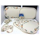(12) Corelle Coordinates Reversible Vinyl Place