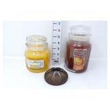 (2) Yankee Candles - New & Illuma Lid Candle